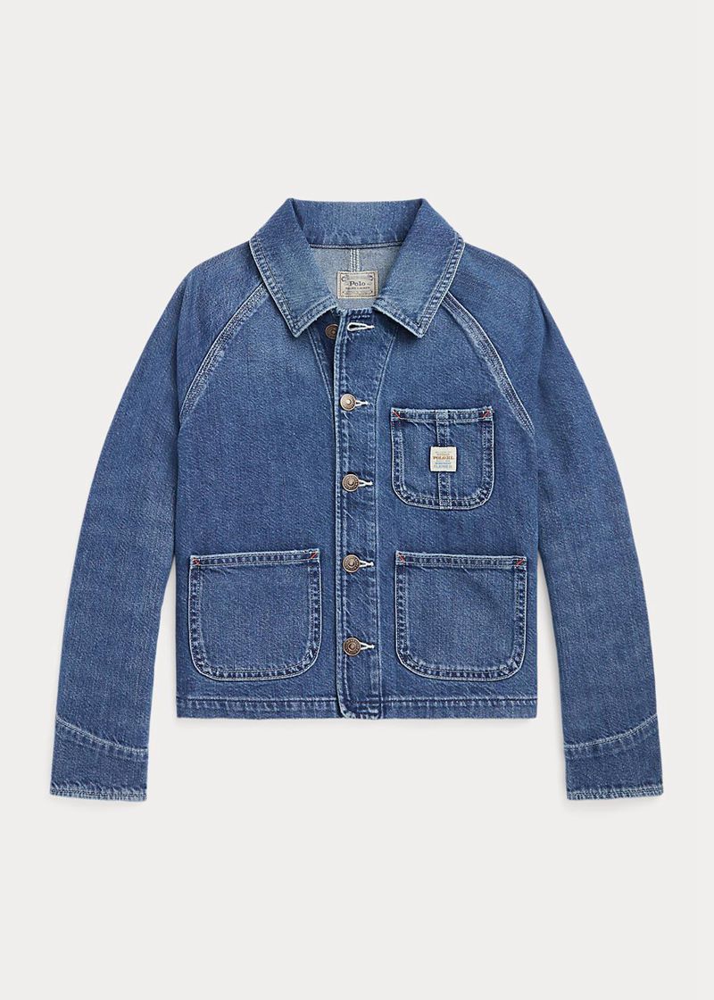 Chaqueta Ralph Lauren Niña 7-14 Años Denim Chore Chile Azules AHNIQ-3206